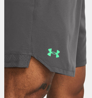 Under Armour Mens Vanish Woven 6" Shorts | Castlerock/Vapour Green