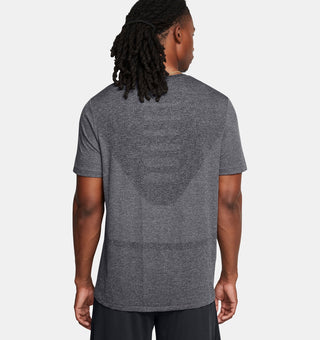 Under Armour Mens Seamless Stride Short Sleeved Tee | Tetra Grey/Reflective