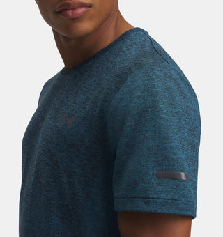 Under Armour Seamless Stride Short Sleeved Tee | Ether Blue