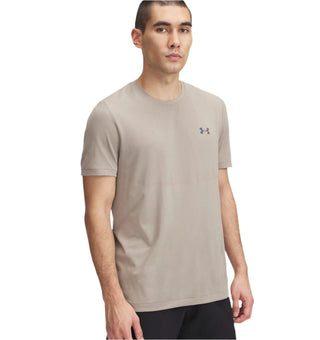 Under Armour Mens Vanish Elite Seamless Tee | Timberwolf Taupe