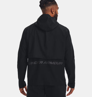 Under Armour Mens Launch Hooded Jacket | Black