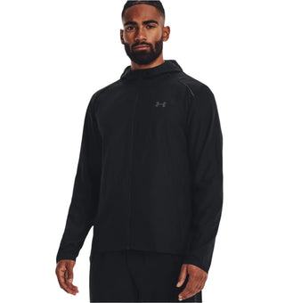 Under Armour Mens Launch Hooded Jacket | Black