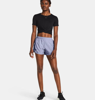 Under Armour Womens Fly-By 3" Shorts | Celeste