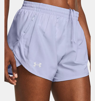 Under Armour Womens Fly-By 3" Shorts | Celeste