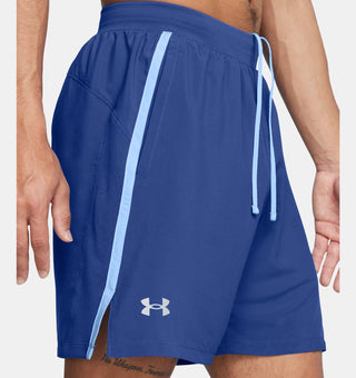 Under Armour Mens Launch 7" Shorts | Tech Blue/Horizon Blue