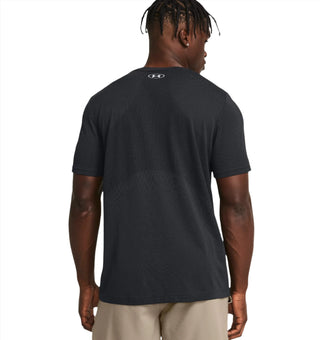 Under Armour Mens Vanish Seamless SS Tee | Black/Mod Grey