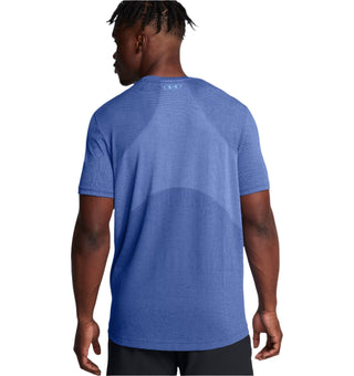 Under Armour Mens Vanish Seamless SS Tee | Tech Blue/Horizon Blue