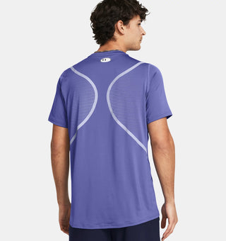 Under Armour Mens Heatgear Fitted Graphic Tee | Starlight/Celeste