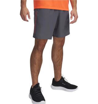 Under Armour Tech Woven Wordmark Short | Castlerock/Fire