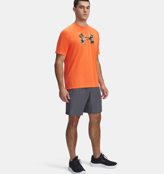 Under Armour Tech Woven Wordmark Short | Castlerock/Fire