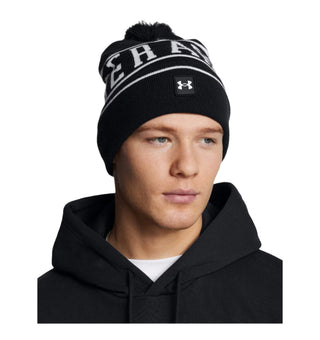 Under Armour Halftime Pom Beanie Midnight | Black/White