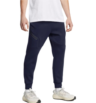 Under Armour Mens Unstoppable Fleece Joggers | Midnight Navy/Black