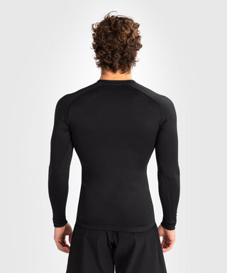 Venum Men's Contender Long Sleeve Rashguard | Black/White