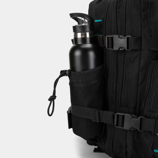 Built For Athletes Small Gym Bag (25L) | Black/Aqua