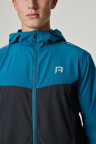 Reprimo Mens Flight Jacket | Teal/Dark Grey