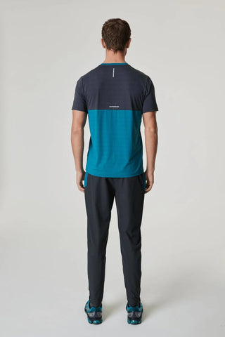 Reprimo Mens Flight Tee | Teal/Dark Grey