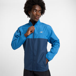 New Balance Mens Sports Essentials Jacket | Blue Agate