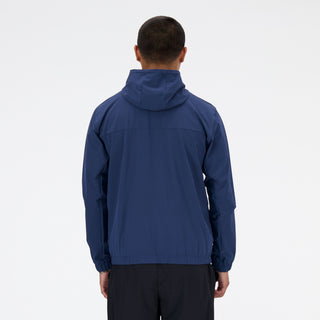 New Balance Mens Woven Full Zip Jacket | NB Navy