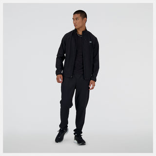 New Balance Mens Stretch Woven Jacket | Black