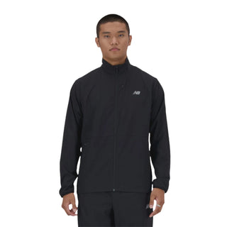 New Balance Mens Stretch Woven Jacket | Black