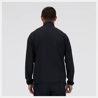 New Balance Mens Stretch Woven Jacket | Black