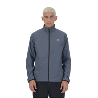 New Balance Mens Stretch Woven Jacket | Graphite