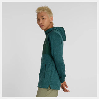 New Balance Mens Heat Grid Hooded Full Zip | New Spruce