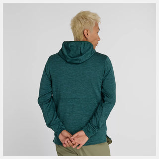 New Balance Mens Heat Grid Hooded Full Zip | New Spruce