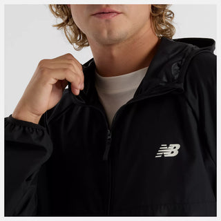 New Balance Mens Athletics Packable Jacket | Black