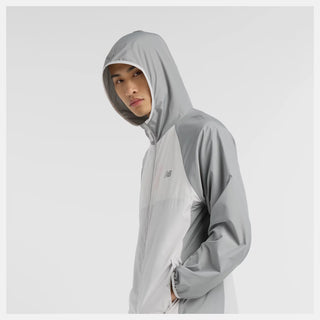 New Balance Mens Athletics Packable Jacket | Slate Grey