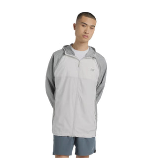 New Balance Mens Athletics Packable Jacket | Slate Grey