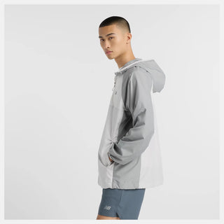 New Balance Mens Athletics Packable Jacket | Slate Grey