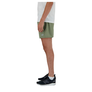 New Balance Mens Sports Essentials 5" Short | Dark Olivine