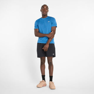 New Balance Mens Athletics T Shirt | Blue Agate