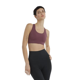 New Balance Define Train Bra | Faded Plum