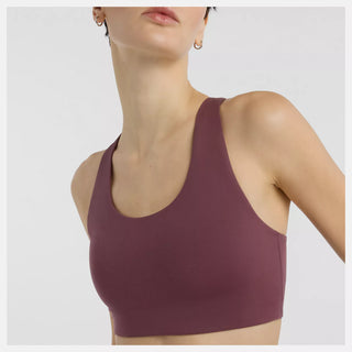 New Balance Define Train Bra | Faded Plum