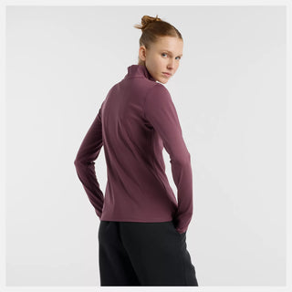 New Balance Script Quarter Zip | Faded Plum