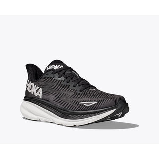 Hoka Mens Clifton 9 | Black/White