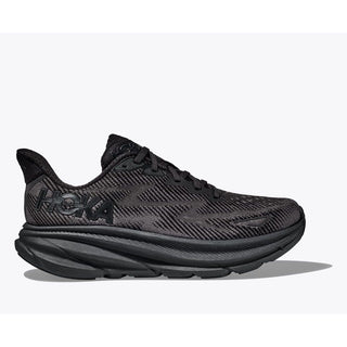 Hoka Womens Clifton 9 | Black/Black