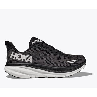 Hoka Womens Clifton 9 |Black/White