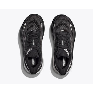 Hoka Womens Clifton 9 |Black/White