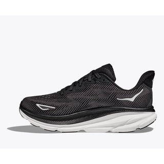 Hoka Womens Clifton 9 |Black/White