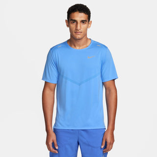 Nike Mens Dri-FIT Rise 365 SS Tee | University Blue/Reflective Silver