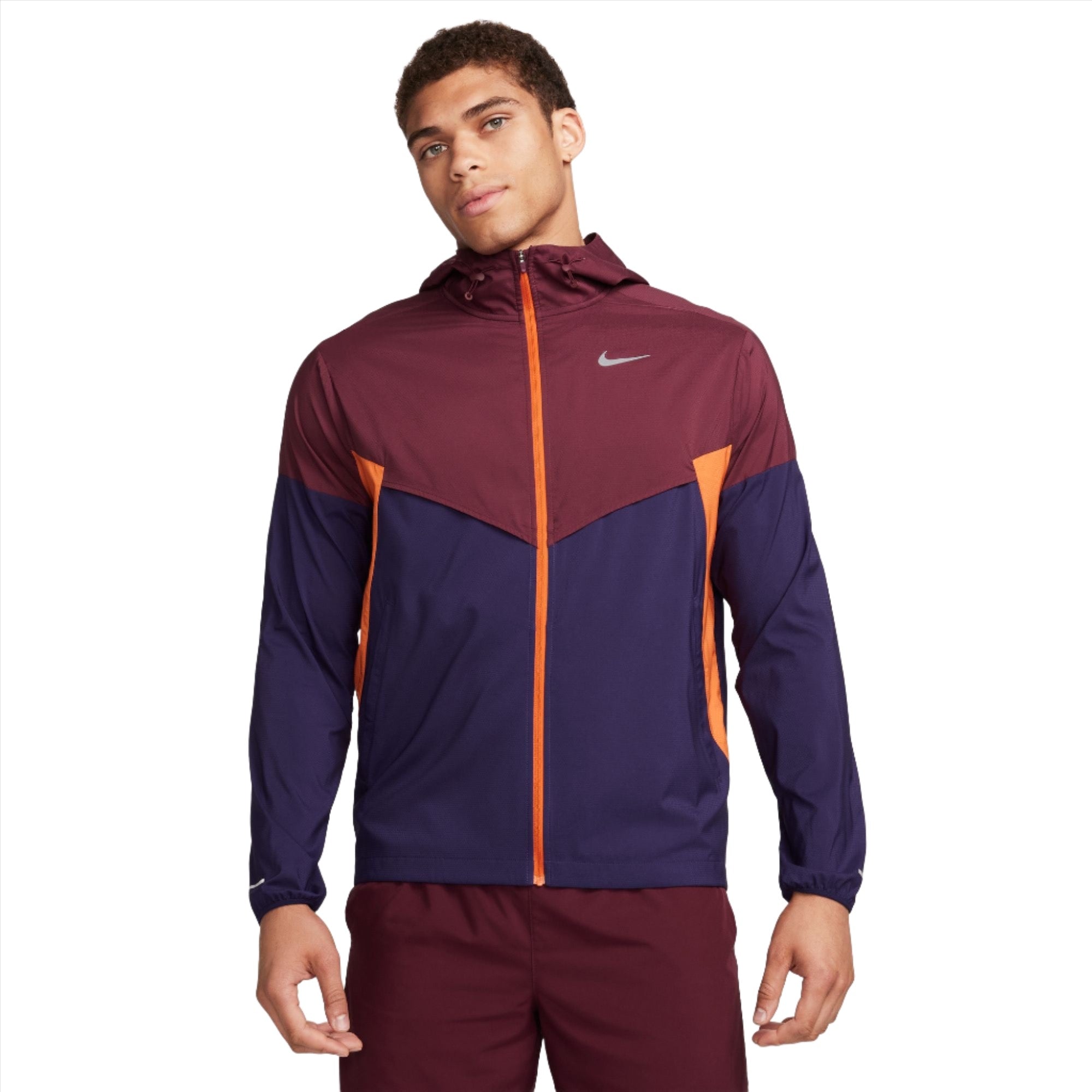 Purple nike hot sale windbreaker mens