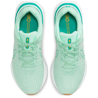 NIKE WOMENS REACT INFINITY RUN FLYKNIT 3 | MINT FOAM/SUMMIT WHITE - Taskers Sports