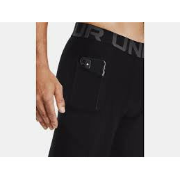 UNDER ARMOUR HEATGEAR ARMOUR LEGGINGS | BLACK/WHITE - Taskers Sports