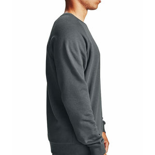 UNDER ARMOUR RIVAL COTTON CREW TOP | GREY - Taskers Sports